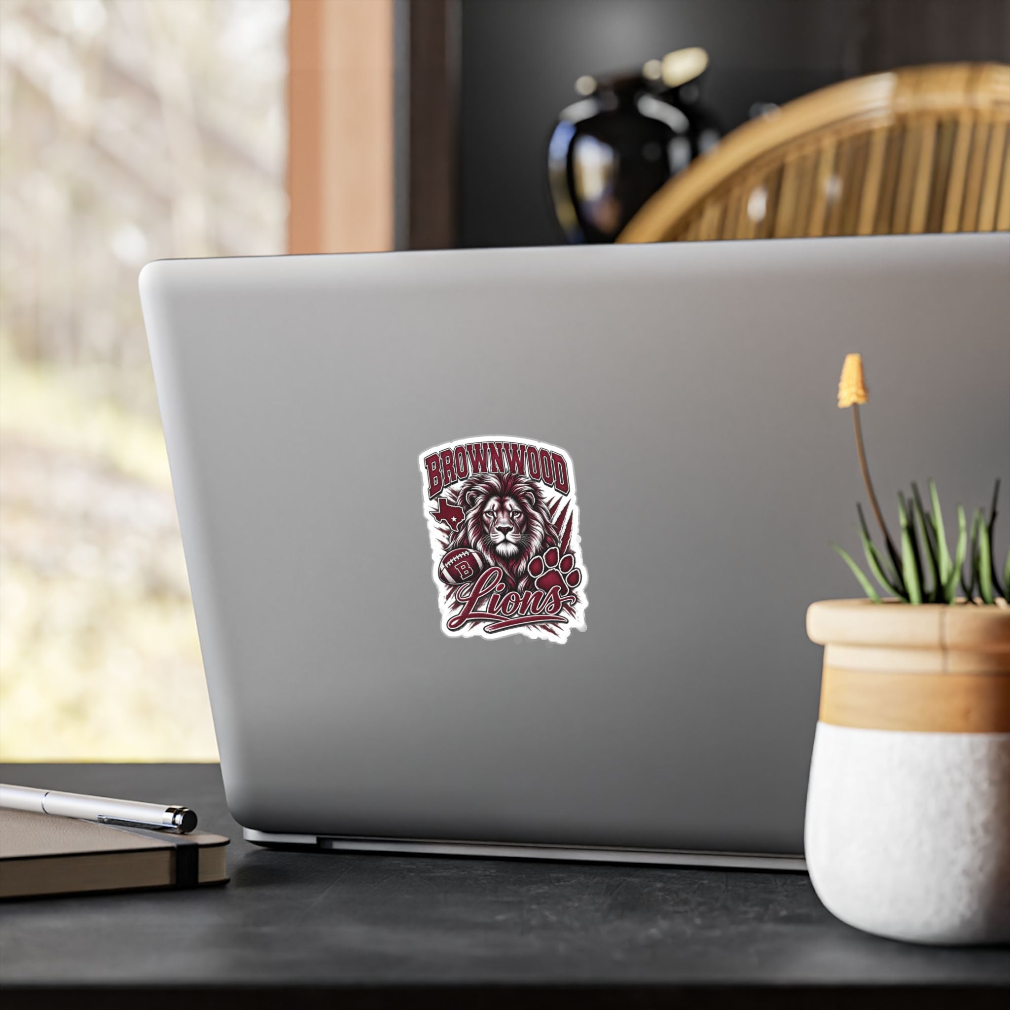 Brownwood Lions Kiss-Cut Vinyl Decals