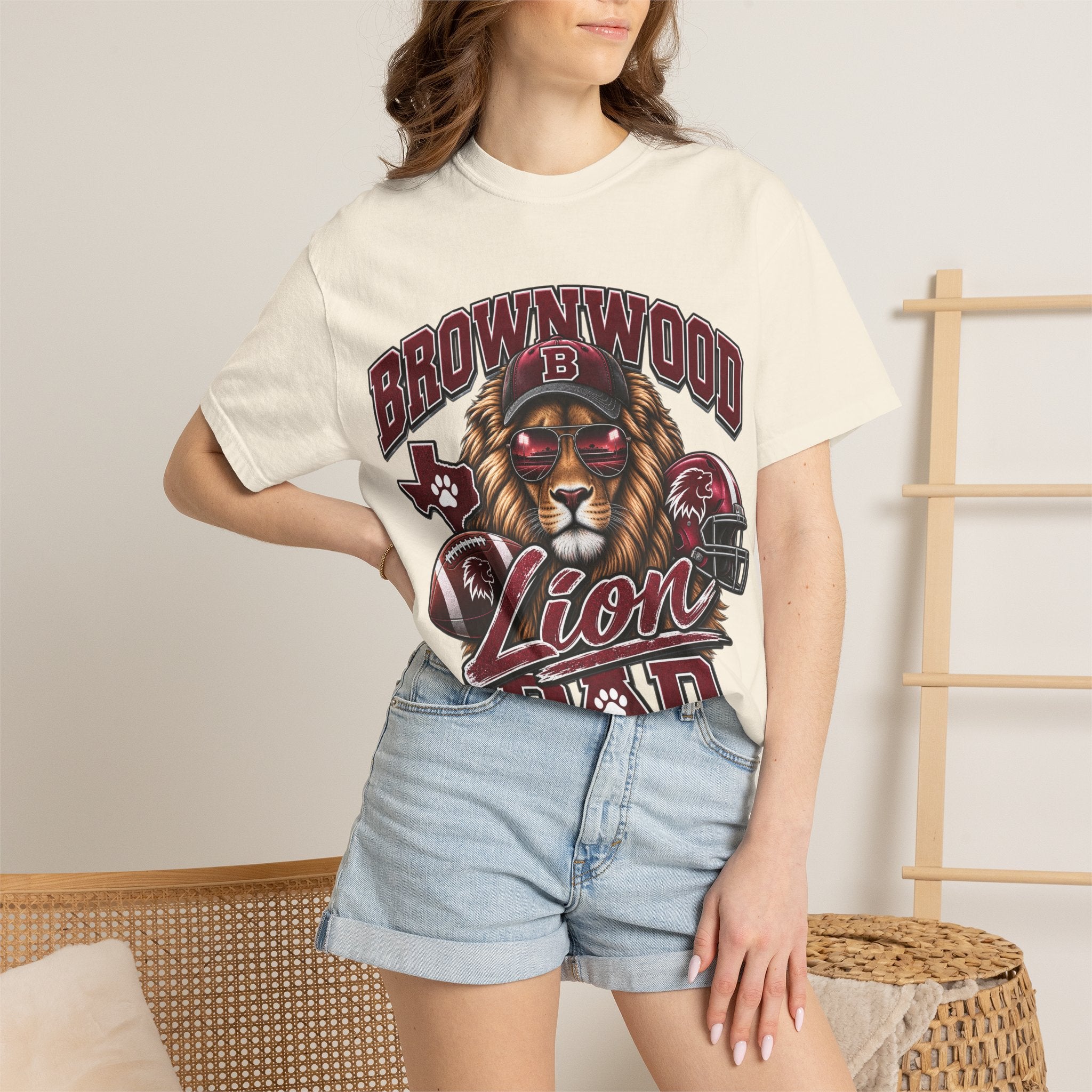 Brownwood Lion Dad T-Shirt