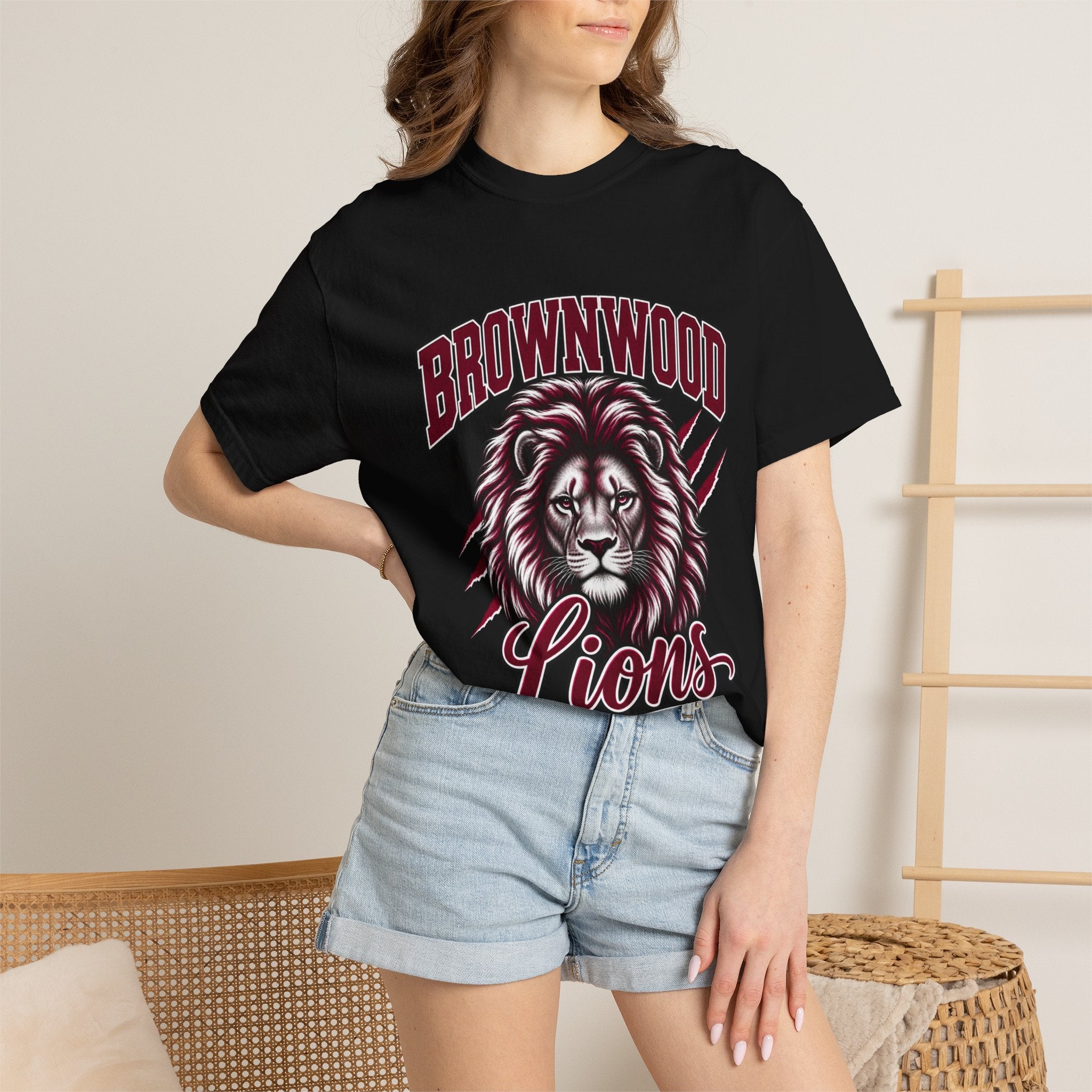 Brownwood Lions T-Shirt – Lion Mascot School Spirit Tee