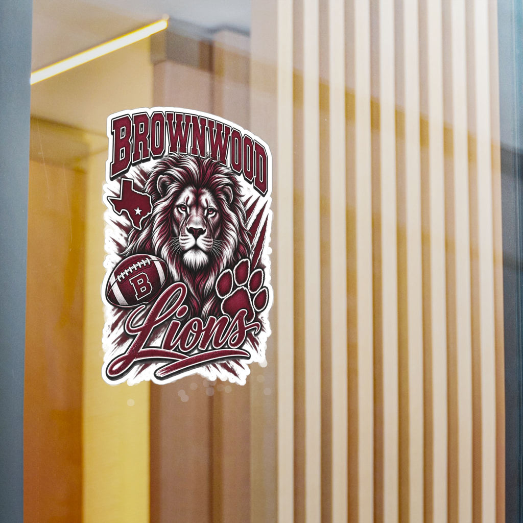 Brownwood Lions Kiss-Cut Vinyl Decals