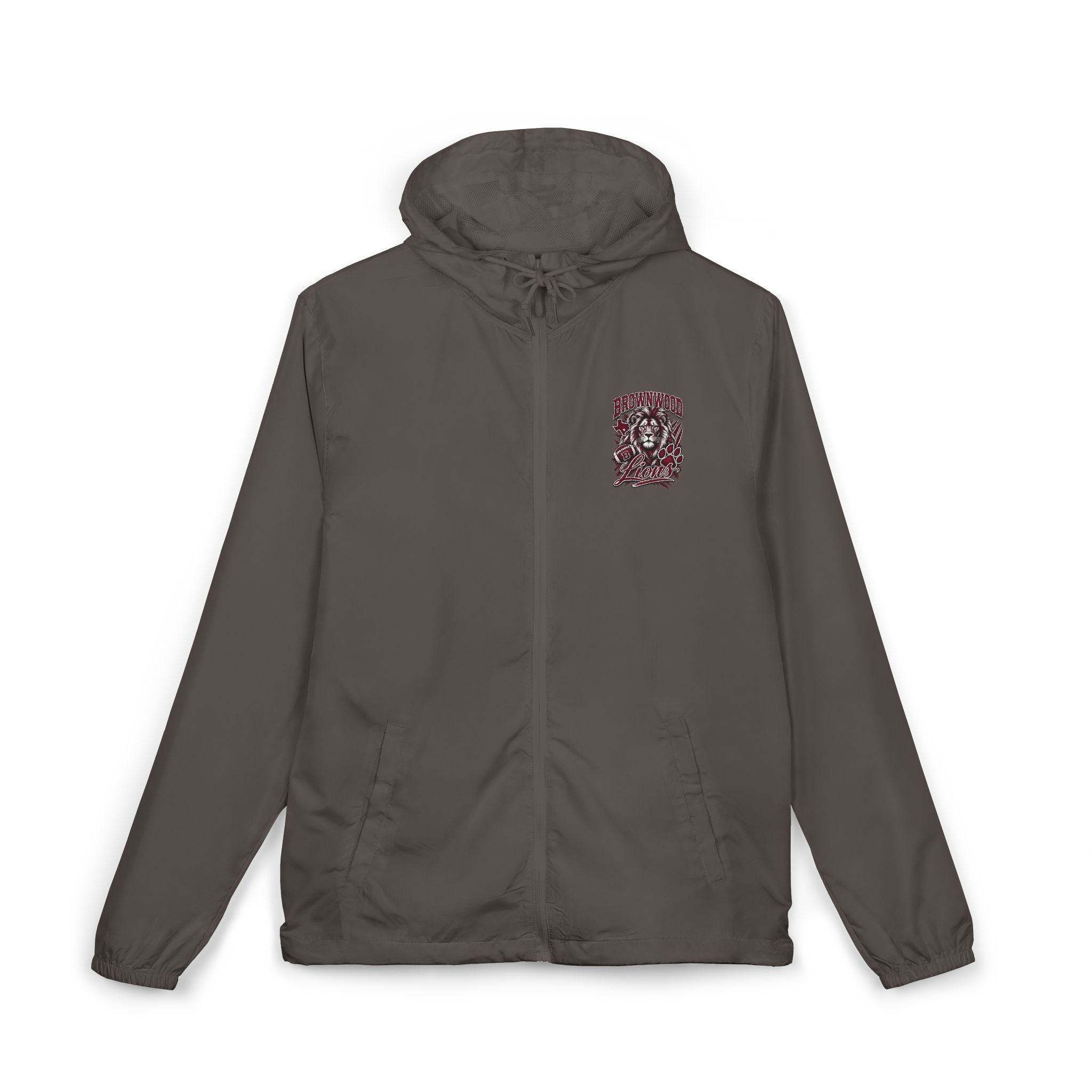 Brownwood Lions Unisex Full-Zip Windbreaker Jacket
