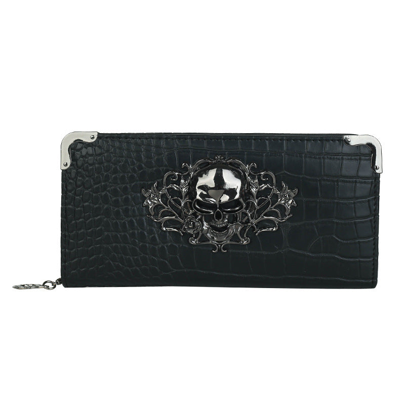 Skull Pattern PU Women's Wallet