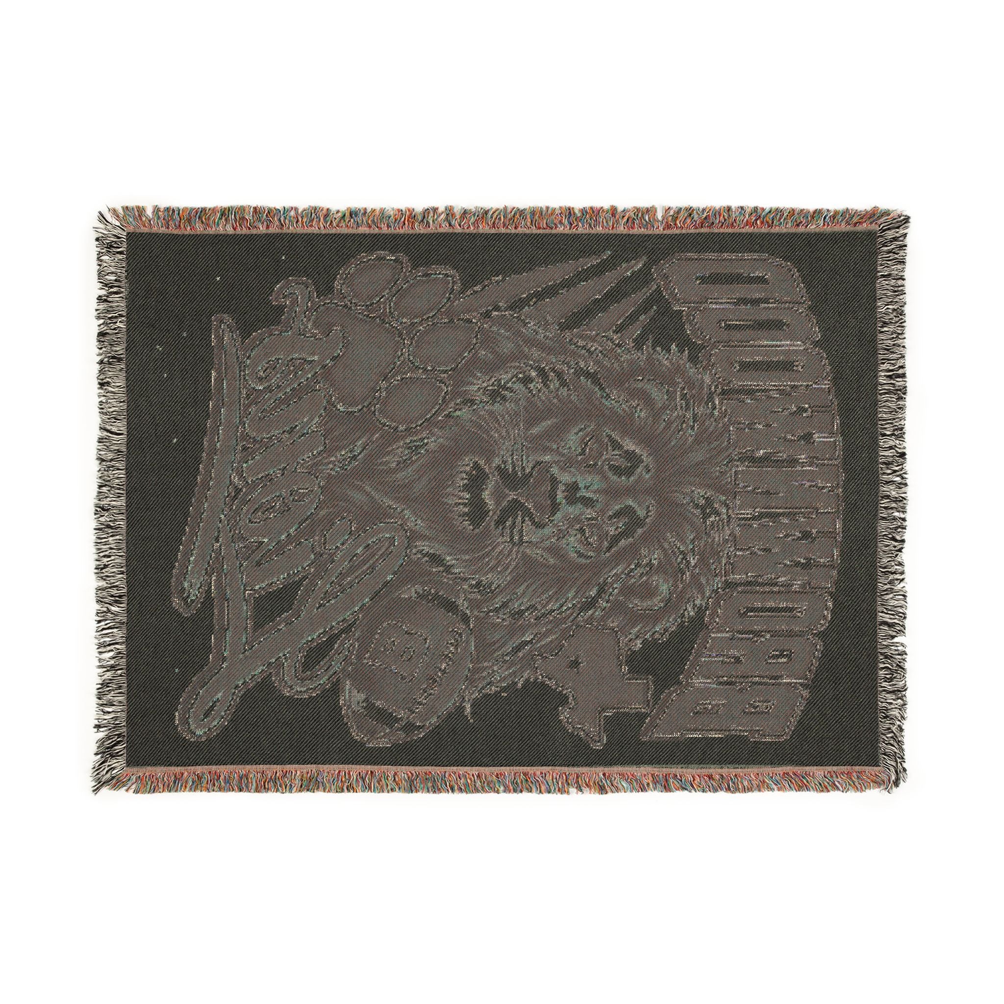 Brownwood Lions Woven Blanket