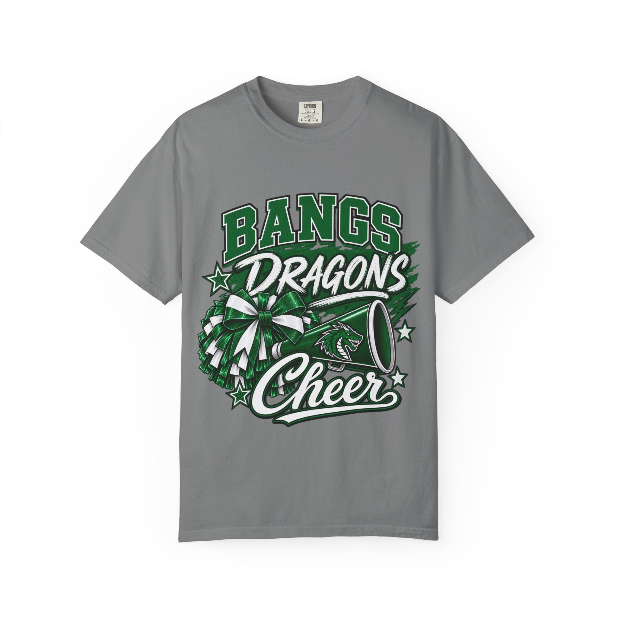 Cheer Squad T‑Shirt — “Bangs Dragons Cheer” Spirit Tee