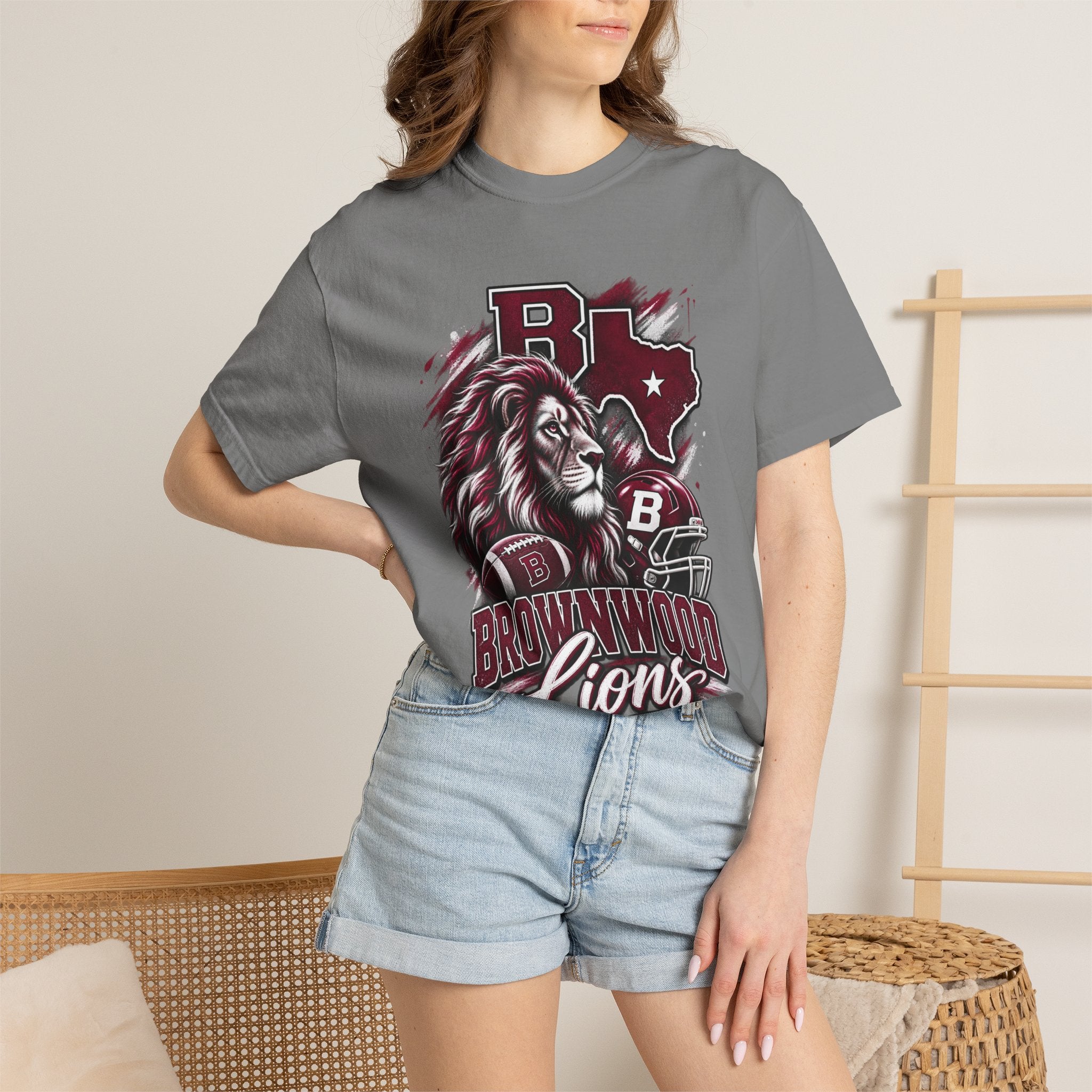 Brownwood Lions T-Shirt — School Spirit Tee