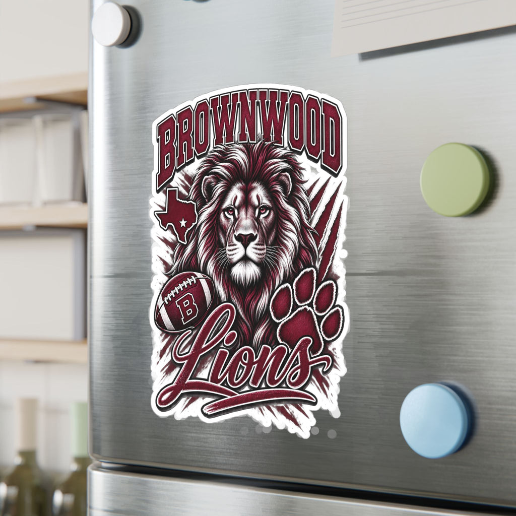 Brownwood Lions Kiss-Cut Vinyl Decals