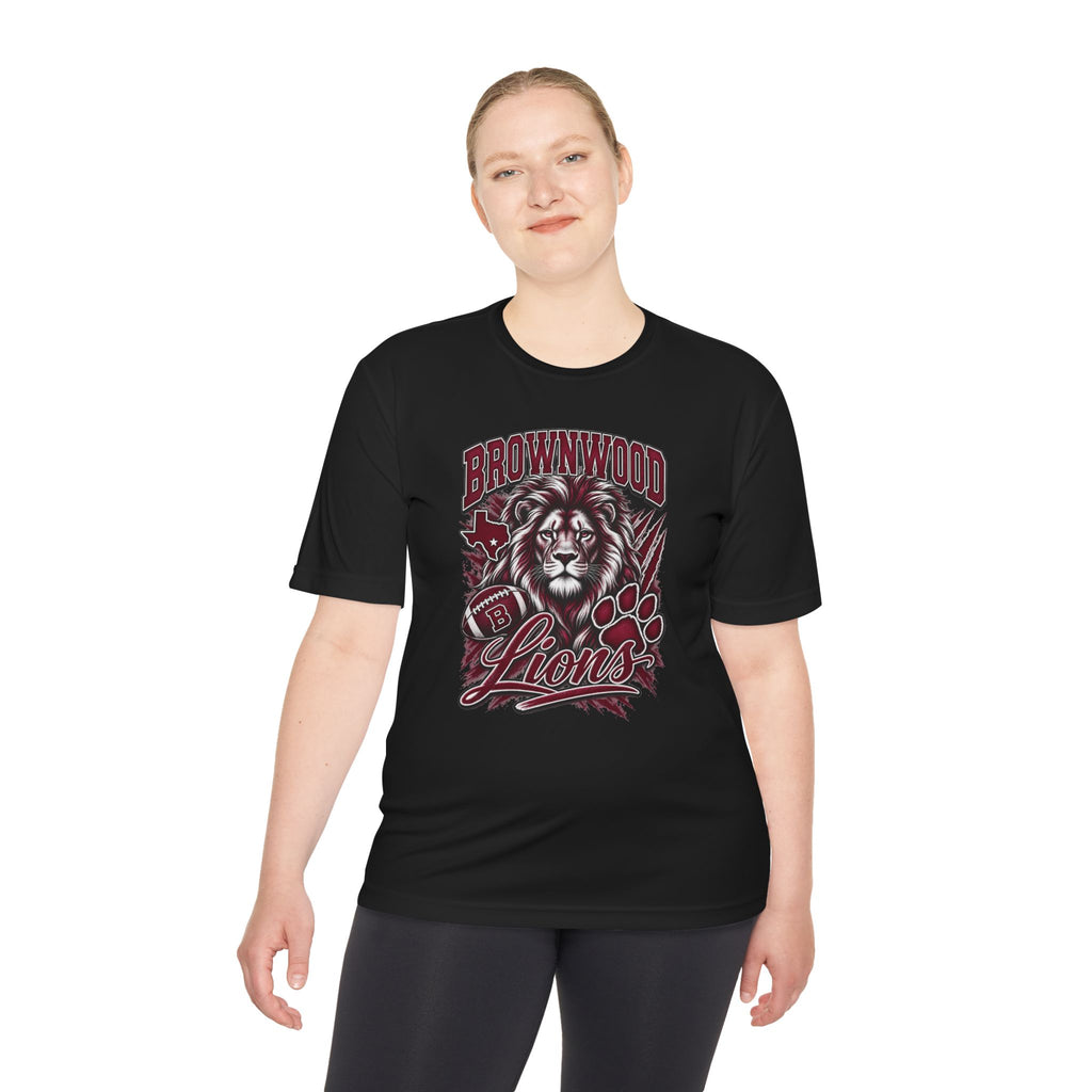 Brownwood Lions Unisex Moisture Wicking Tee
