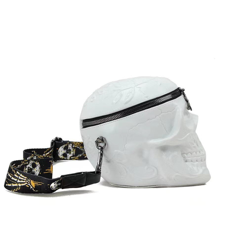 Dark Skull Tassel Shoulder Crossbody Bag