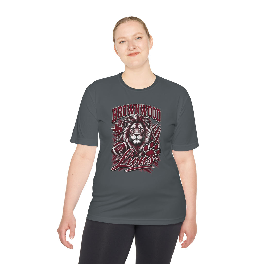Brownwood Lions Unisex Moisture Wicking Tee