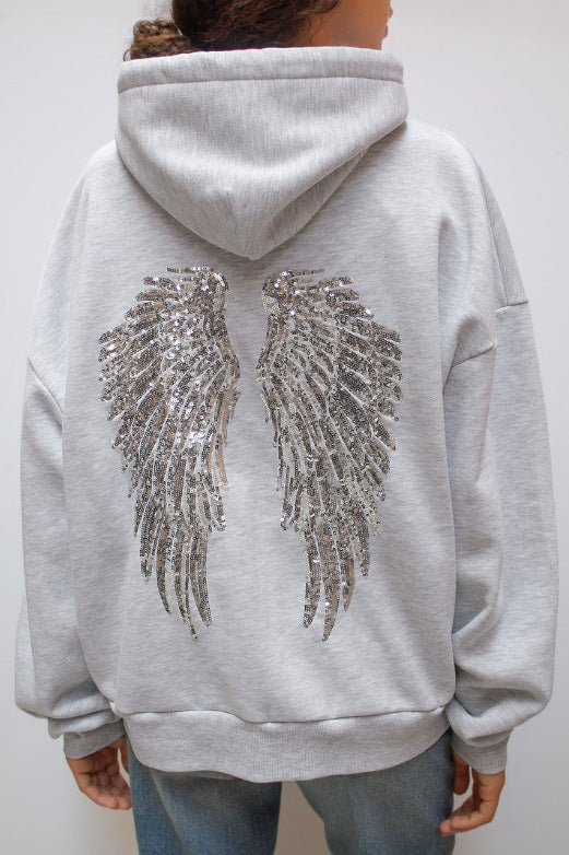 Sequin Wings Hoodie and Trousers