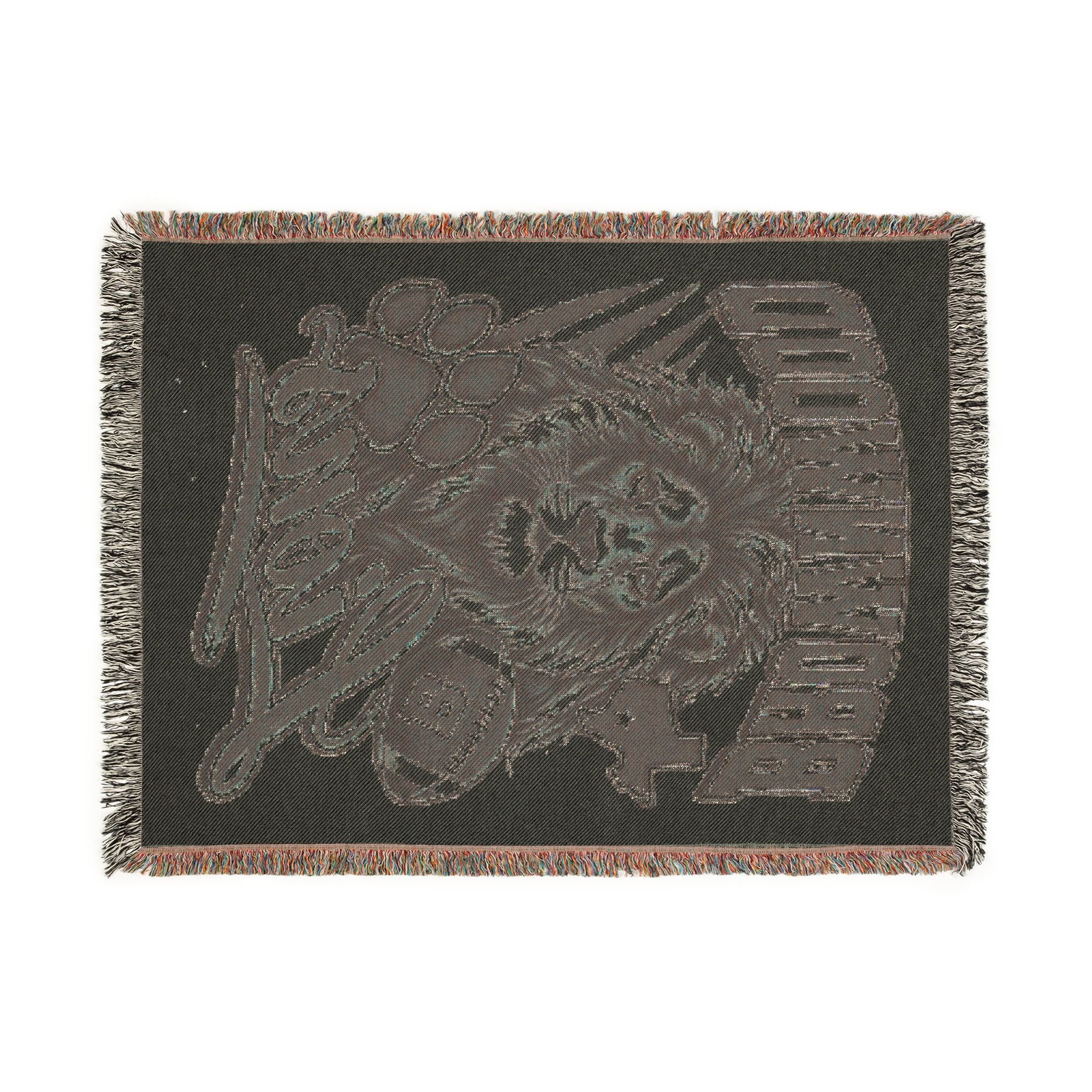 Brownwood Lions Woven Blanket