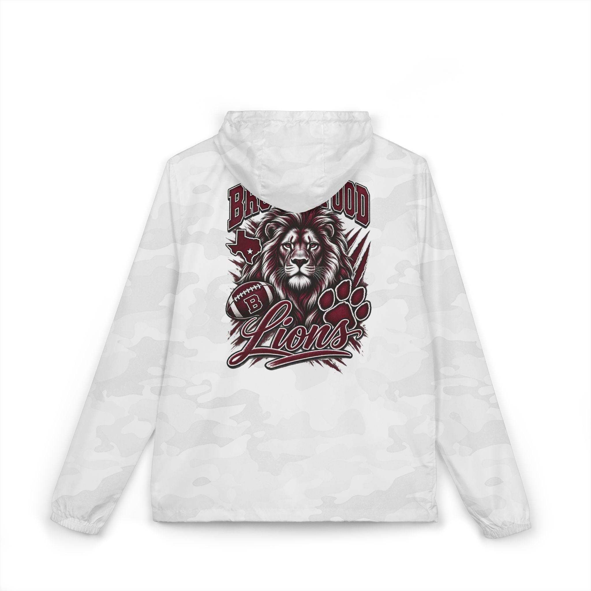 Brownwood Lions Unisex Full-Zip Windbreaker Jacket