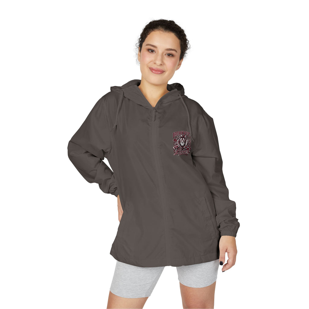 Brownwood Lions Unisex Full-Zip Windbreaker Jacket