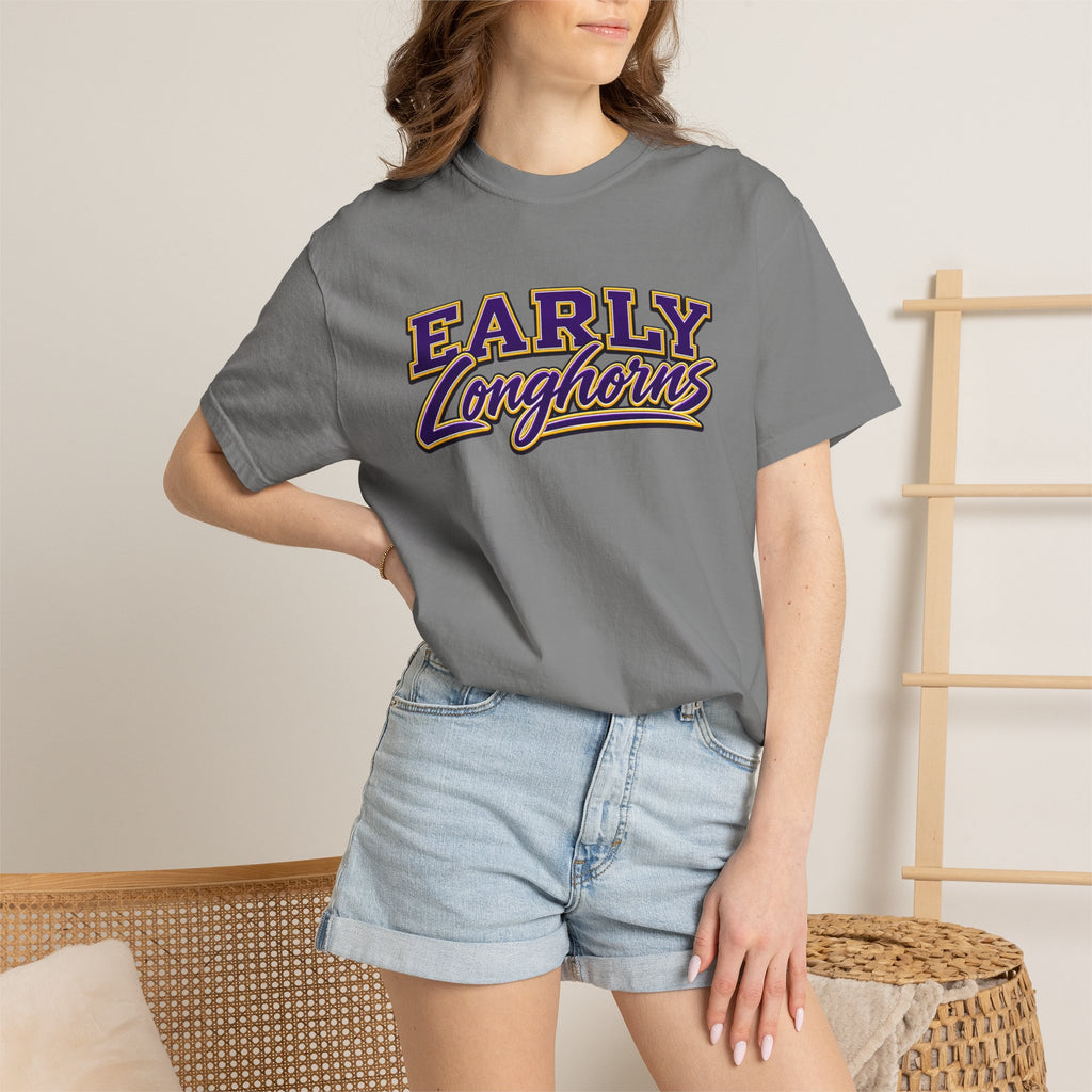 Early Longhorns T-Shirt — Family Football Back Design (EMAIL FOR A DESIGN THAT HAS YOUR NAME AND #)