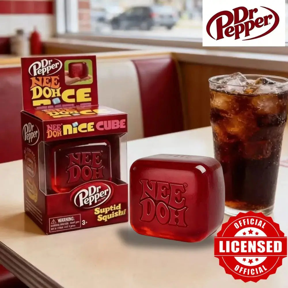 Dr Pepper Squishy Stress Cube