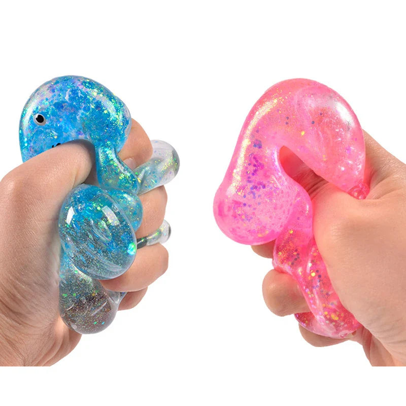 Glitter Squeeze Bear Toy