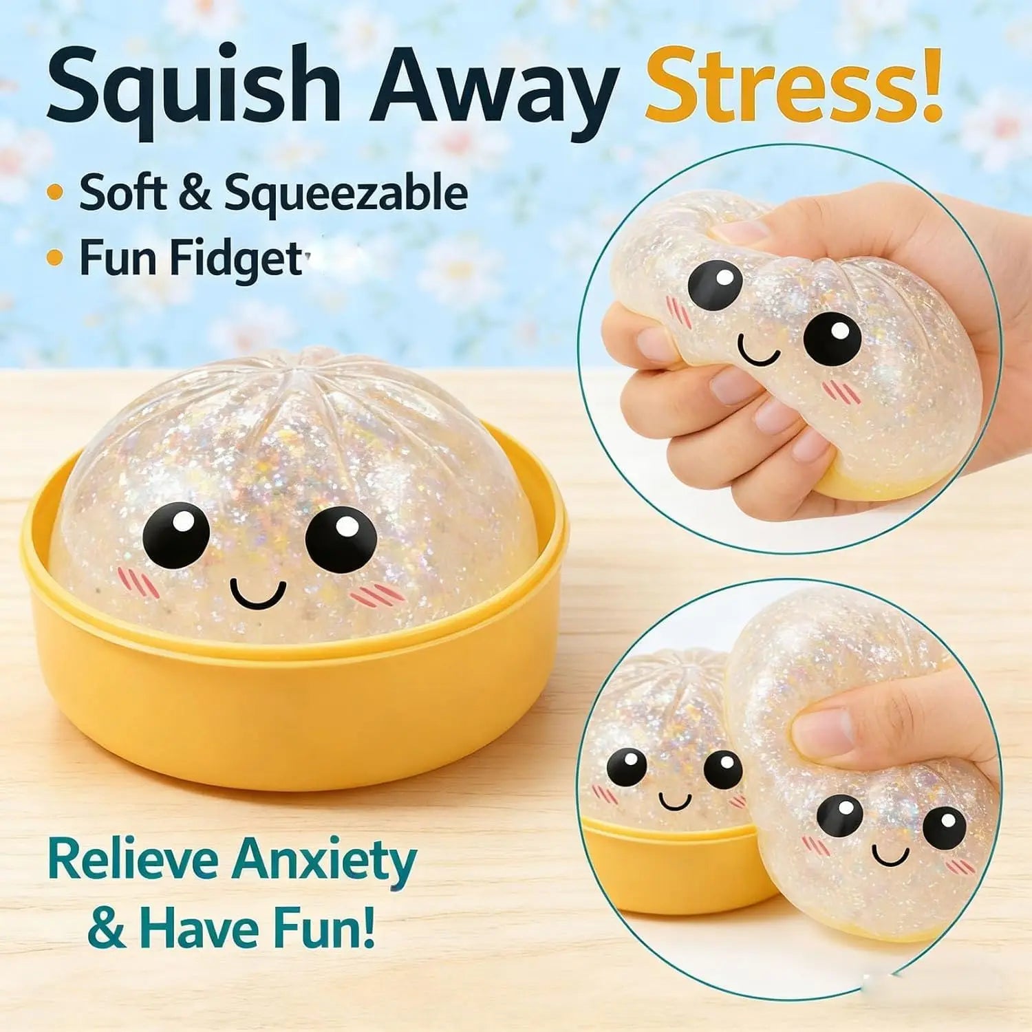 Mystery Glitter Squishy Box