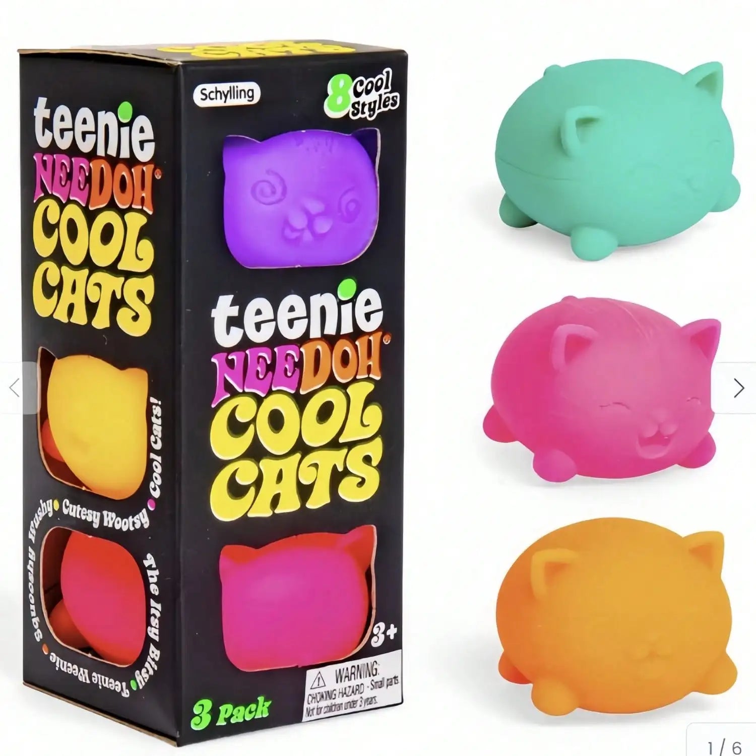 Cool Cats Squishy Stress Toy