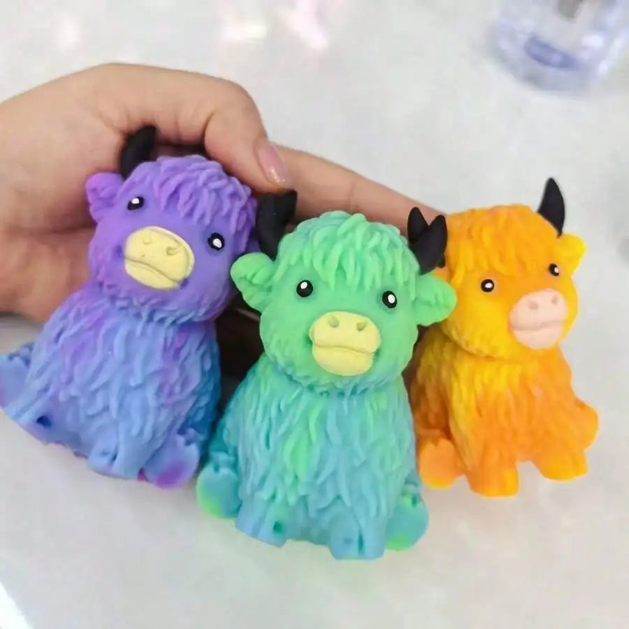 Highland Cow Squishy Toy