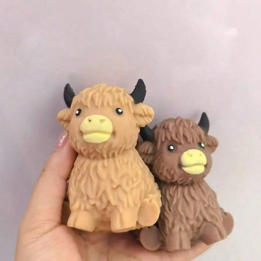 Highland Cow Squishy Toy