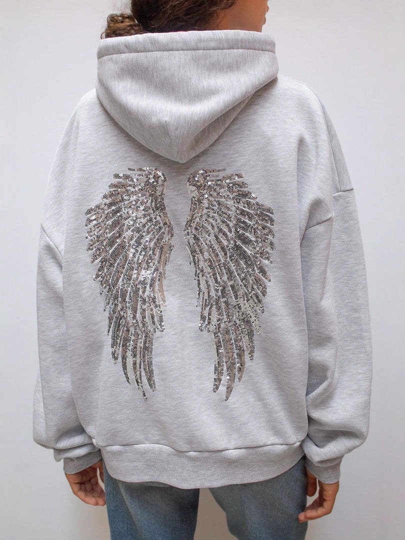 Sequin Wings Hoodie and Trousers