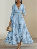 Floral Print Pleated Dress