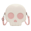 Quirky Skull Pattern PU Crossbody Bag