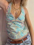 Sequin V-neck Sleeveless Vest